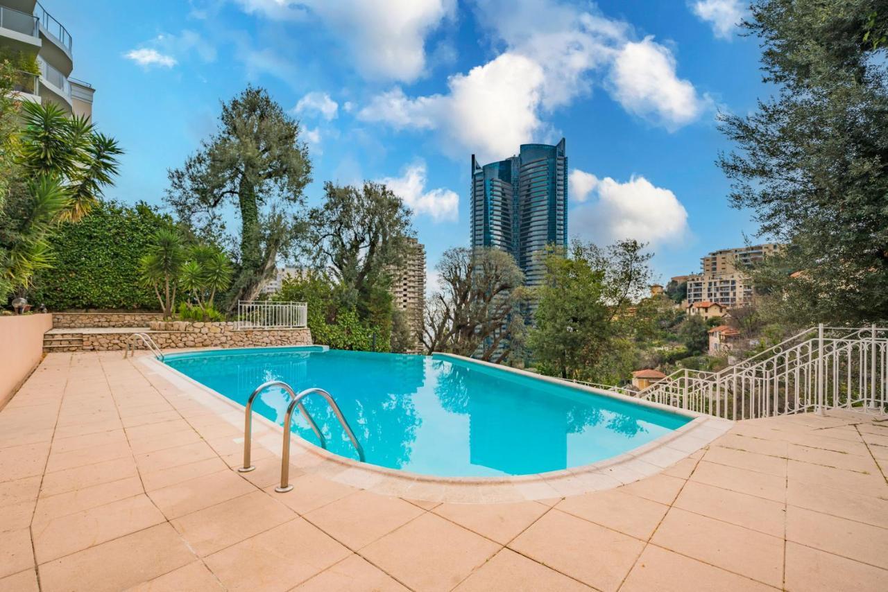 5Mn Monaco - Vue Mer - Parking - Piscine - Bb Beausoleil Exterior foto